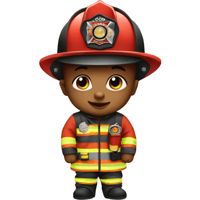 Firefighter baby emoji