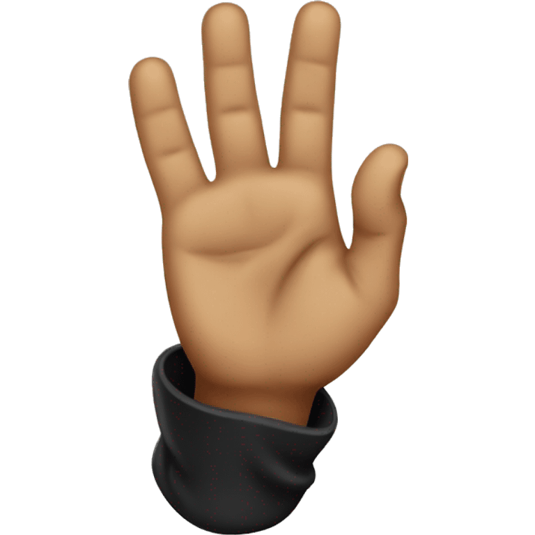 Handgesture like a pirates hook emoji