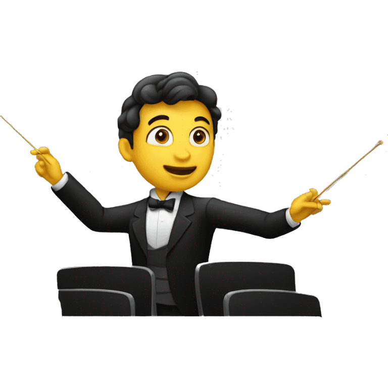 single orchestra  conductor emoji