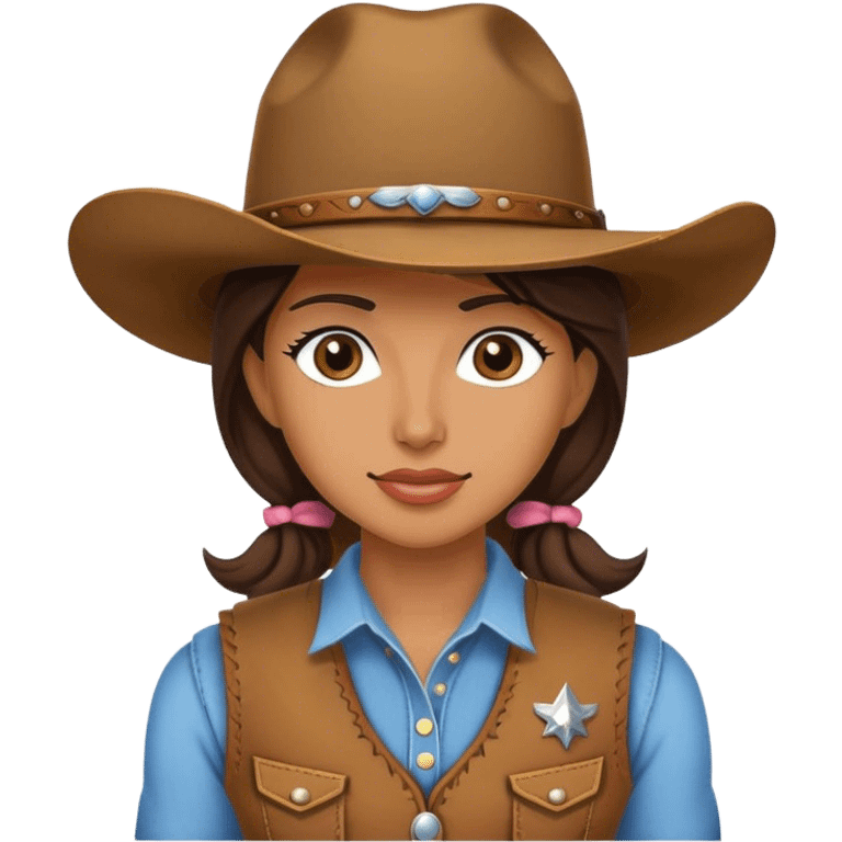 Cow girl emoji