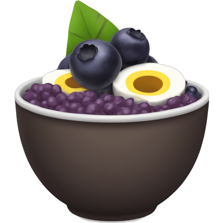 açaí bowl  emoji