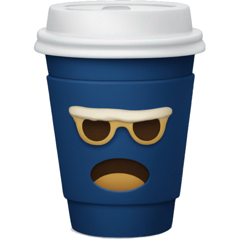 navy blue coffee cup emoji