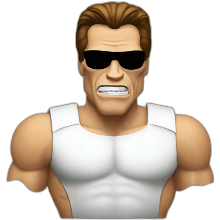 Arnold Schwarzenegger predator emoji emoji