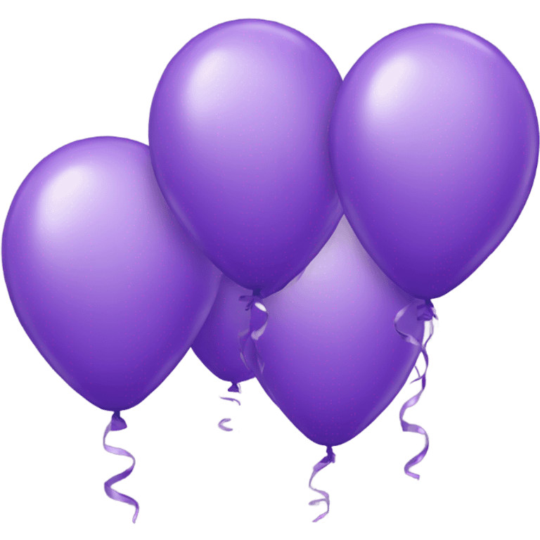 Purple balloons emoji