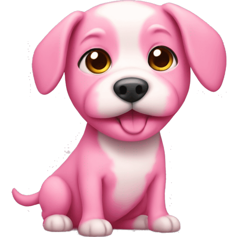 Pink doggy  emoji