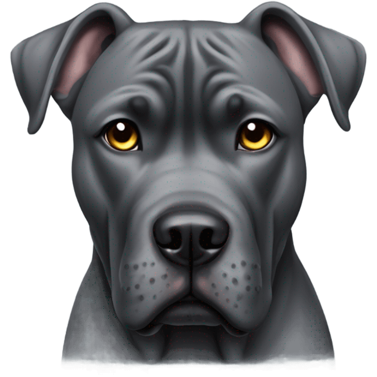 Grey cane corso emoji