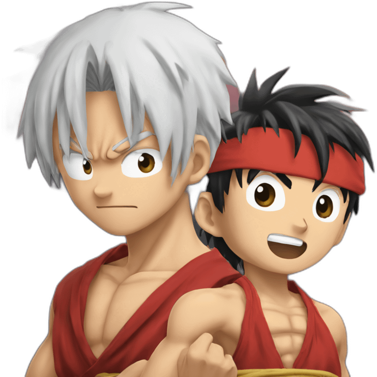 Luffy vs Inuyasha emoji