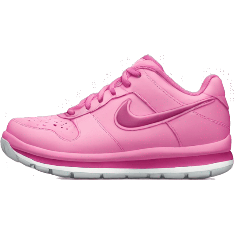 A pair of pink Nike shoes emoji