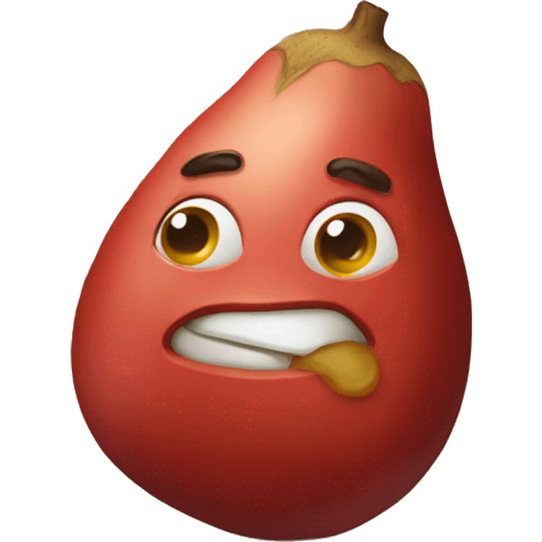 red hot potato emoji