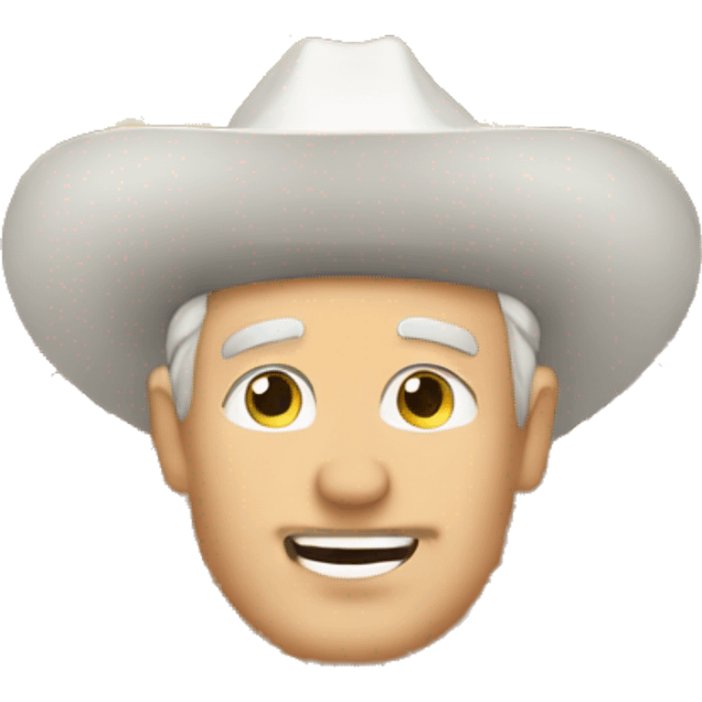 Great farmer face and baground is farm emoji