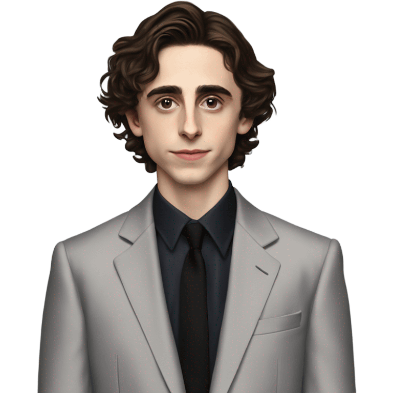 timothee chalamet in a suit emoji