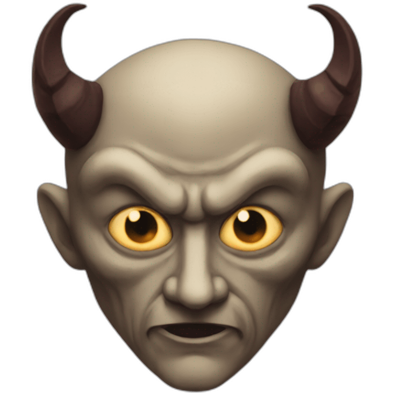 Mammon as a demon emoji