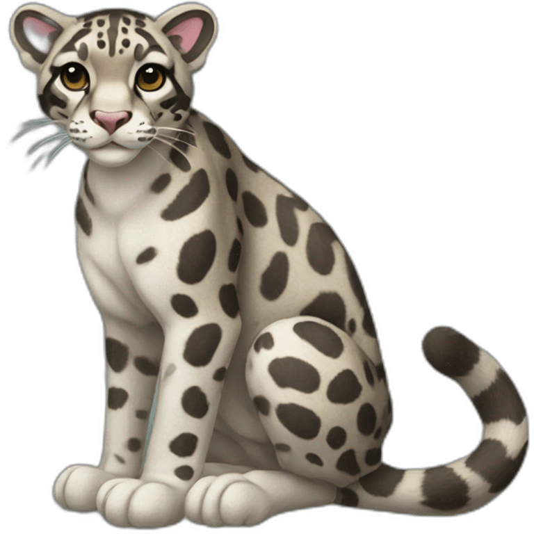 Clouded Leopard Full Body emoji