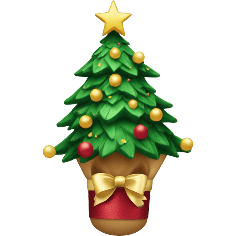 Sapin de noel qui danse emoji