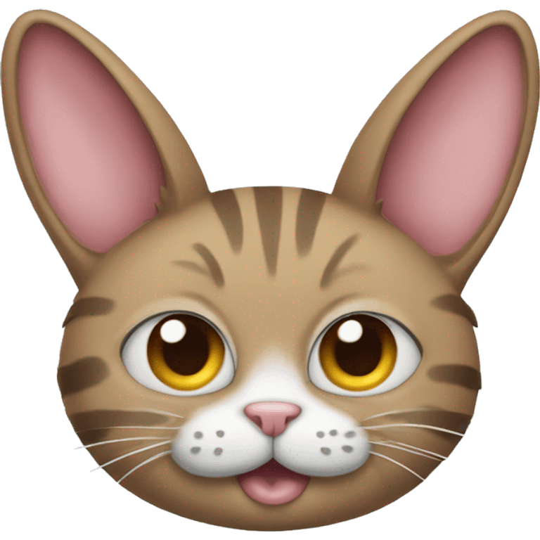 Cat with bunny ears  emoji