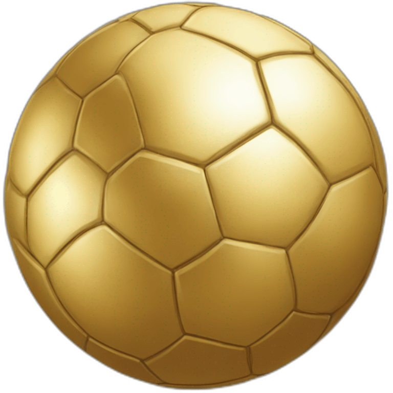 Golden ball emoji