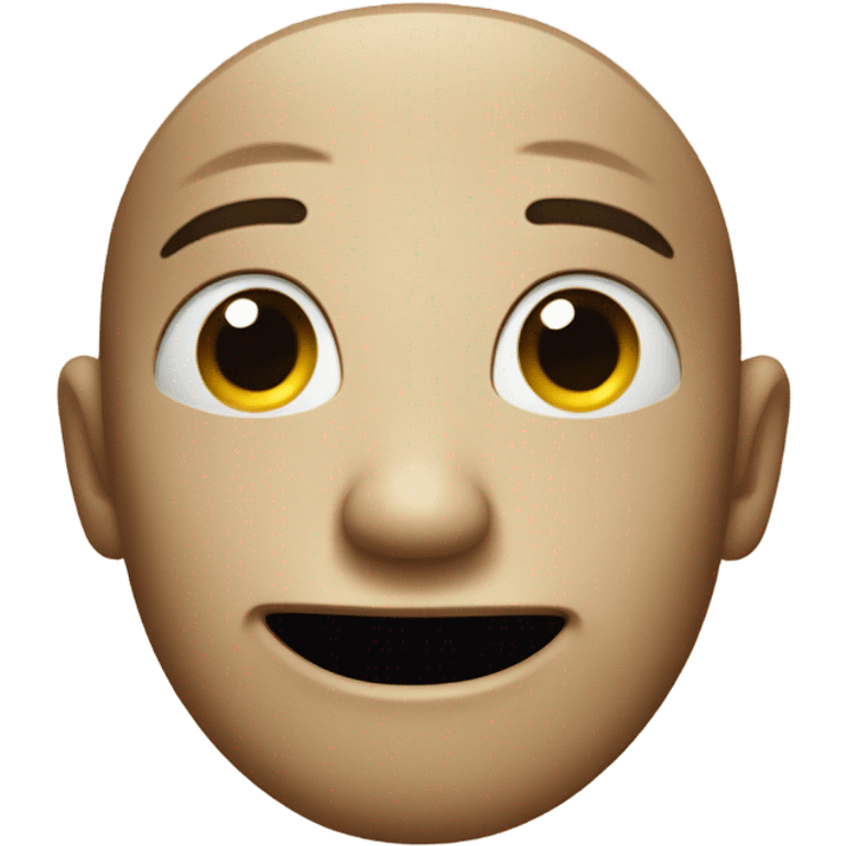 An emoji with smirking while closing his eyes emoji