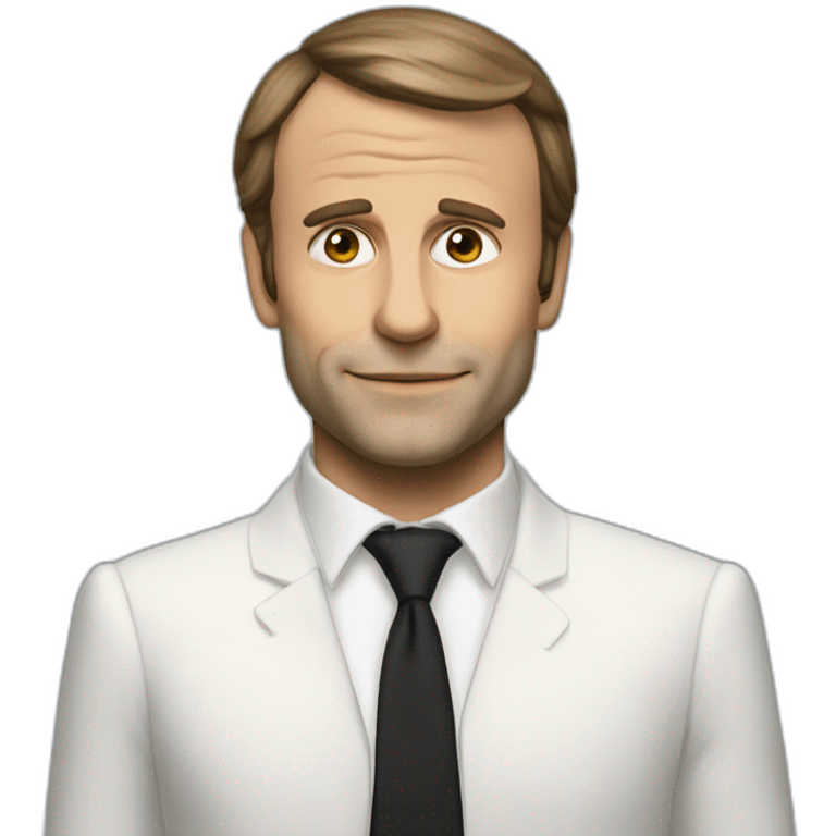 Macron chauve emoji