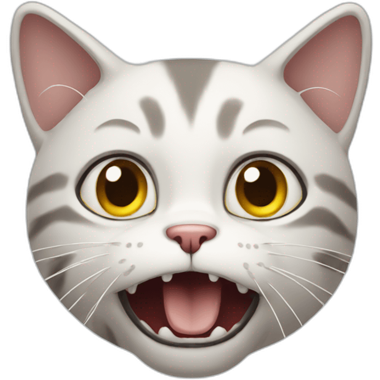 terrified cat emoji