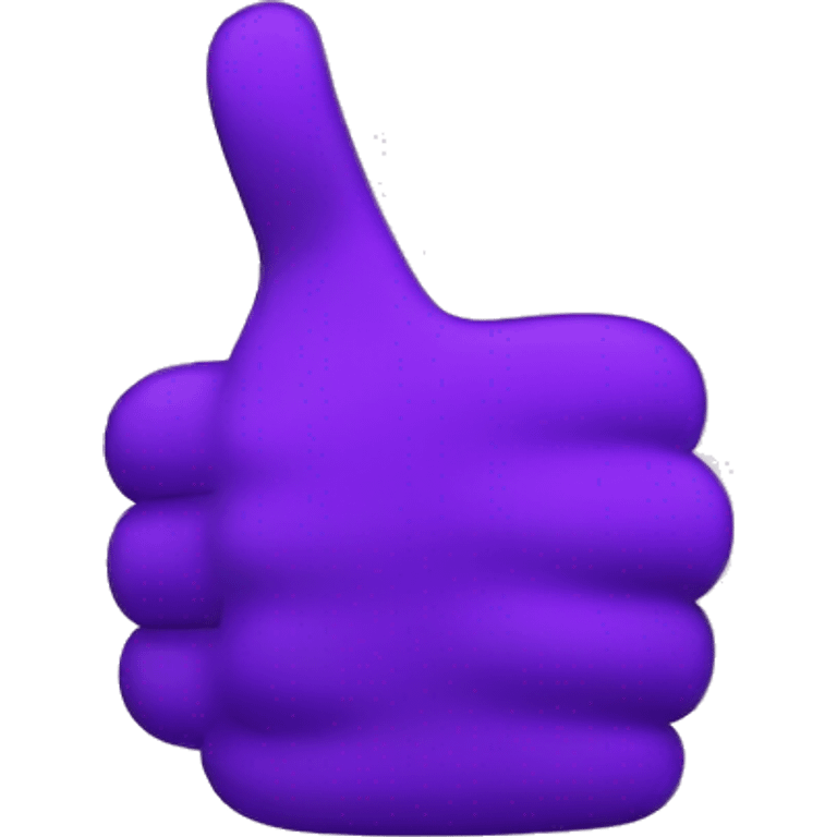 purple thumbs up emoji