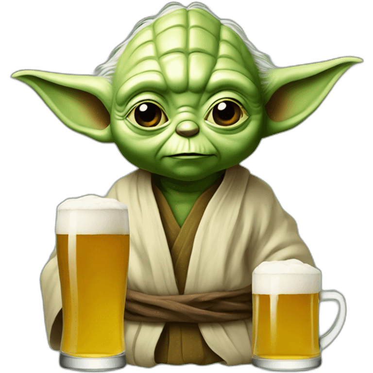 Yoda beer emoji