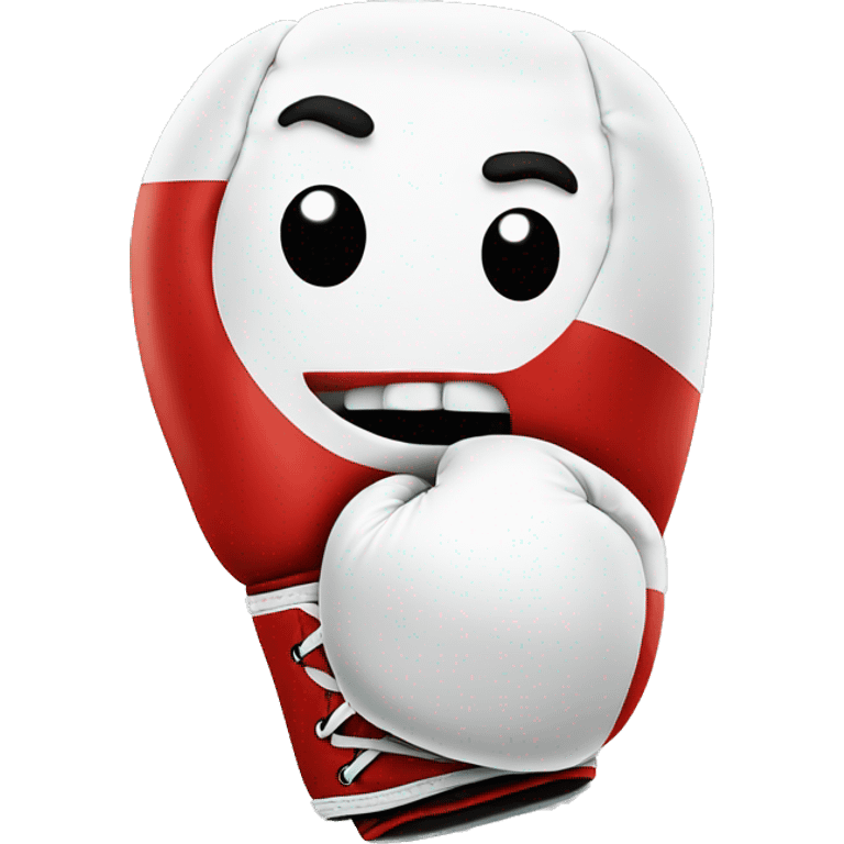 White boxing gloves emoji