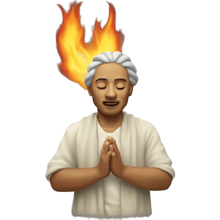 white sage burning spiritually  emoji