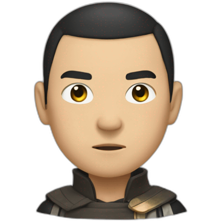 blind Chirrut Îmwe with starbow emoji