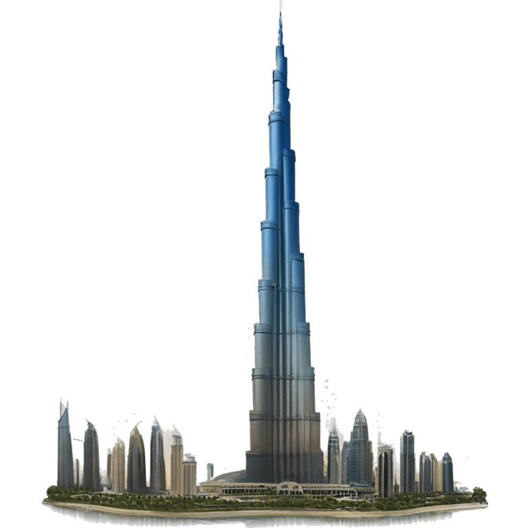 photorealistic Burj khalifa emoji