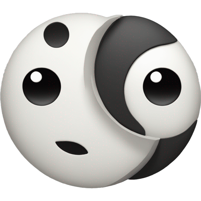 Yin and yang emoji