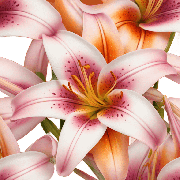 Lily flower  emoji