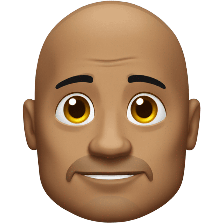 dwayne johnson raising eyebrow emoji