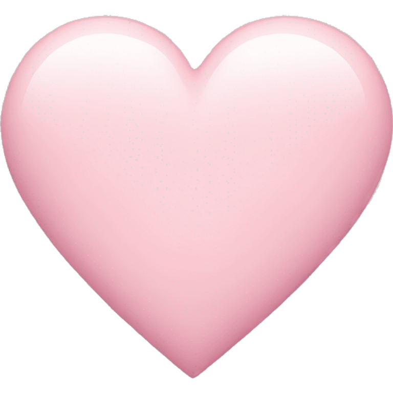 Pastel pink heart emoji