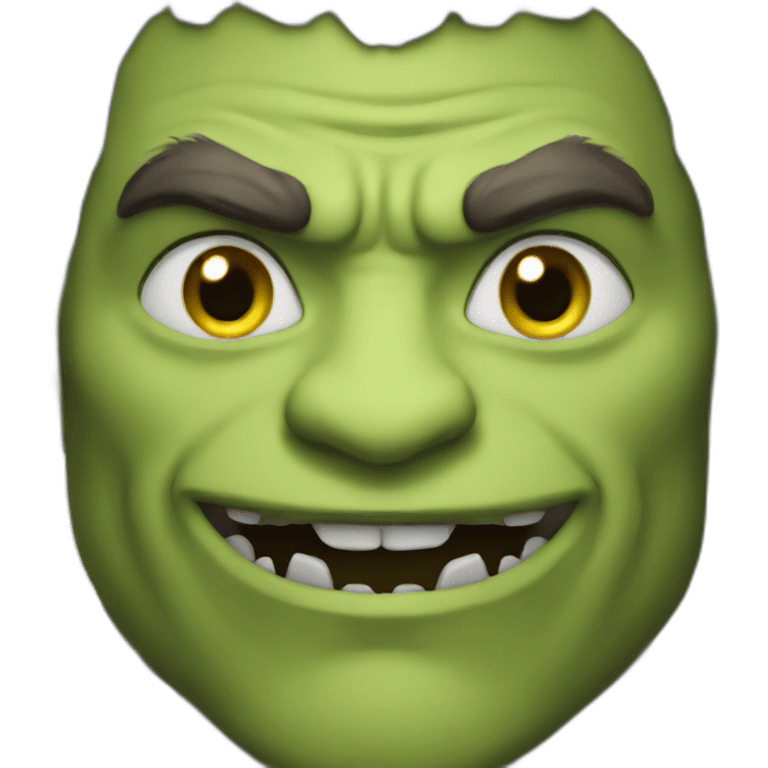 Orc smiling emoji