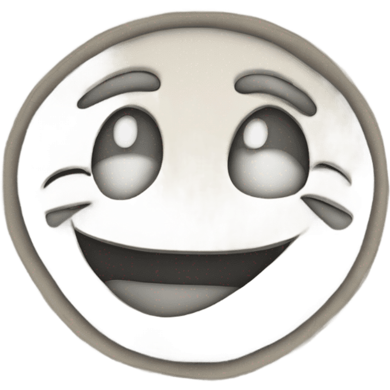 happy face digital drawing an outline on a clothe emoji