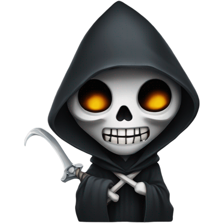 Cute grim reaper emoji