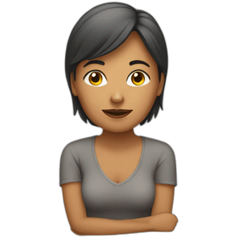 women sitting emoji