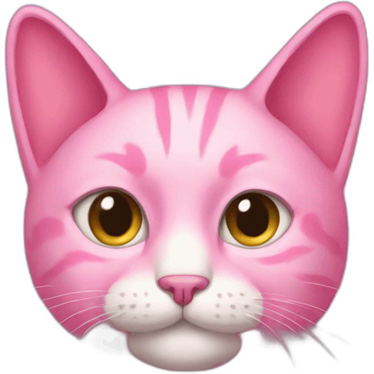 Pink cat  emoji