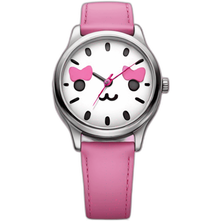 Hello kitty watch  emoji