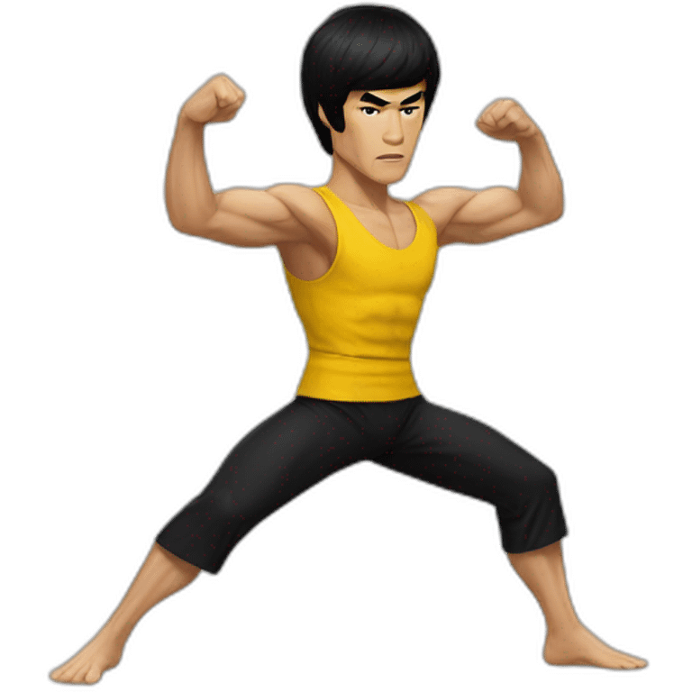 bruce lee emoji