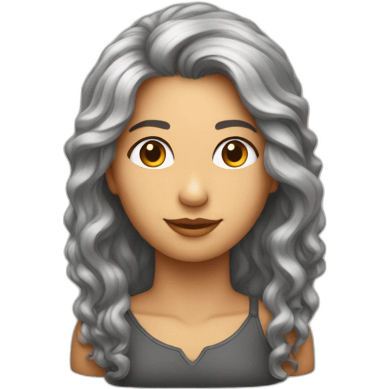 La main d'une femme dans les cheveux d'un homme emoji