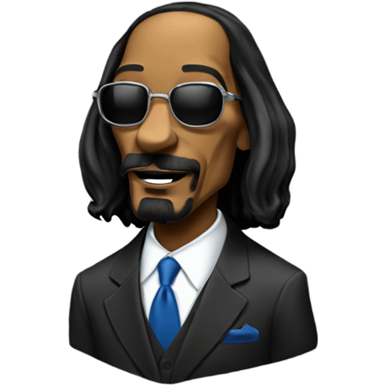 snoop dog with president suit emoji