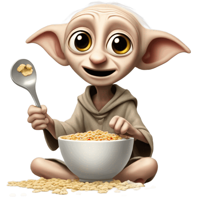 dobby eating cereal emoji