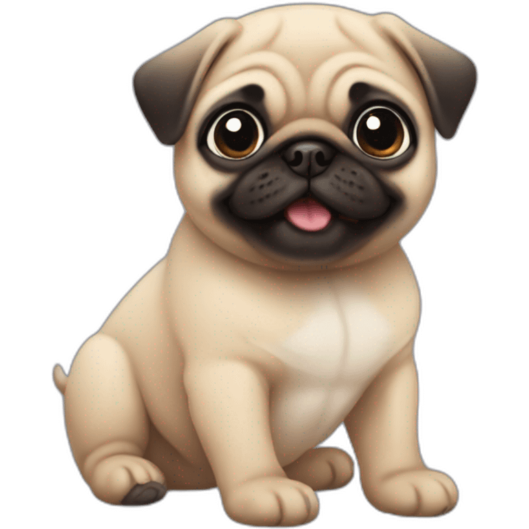 baby pug emoji