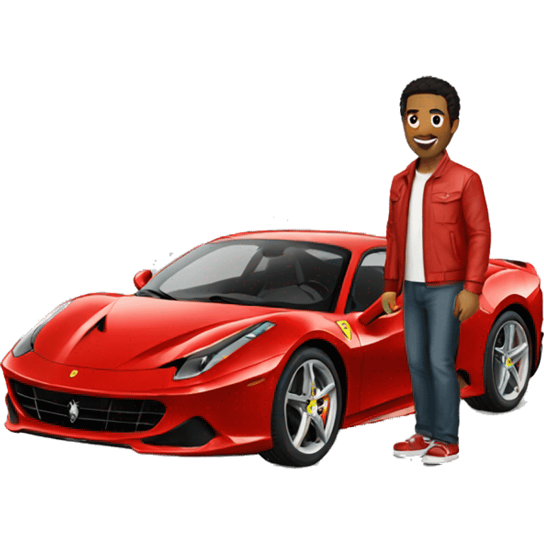 trevor with a ferrari emoji