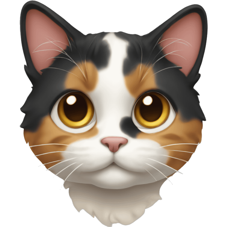 Calico cat emoji