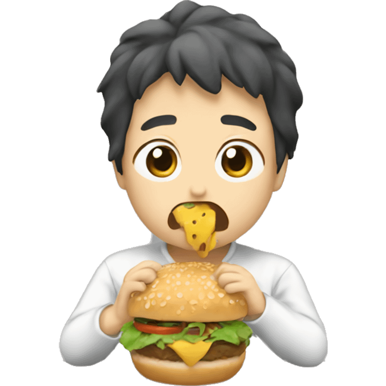 Chiikawa eating emoji