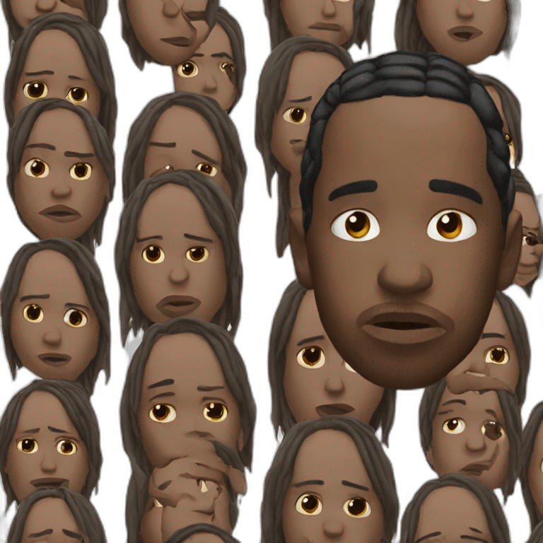 Travis Scott sad emoji