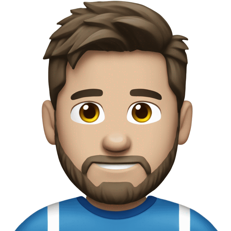 Blue tshirt Messi emoji