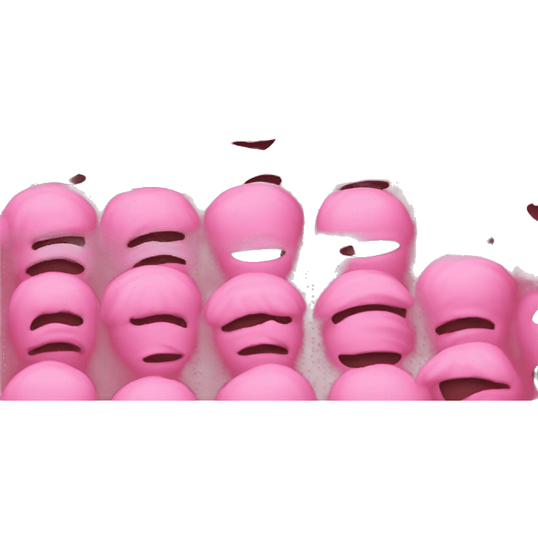 Pink emojis emoji